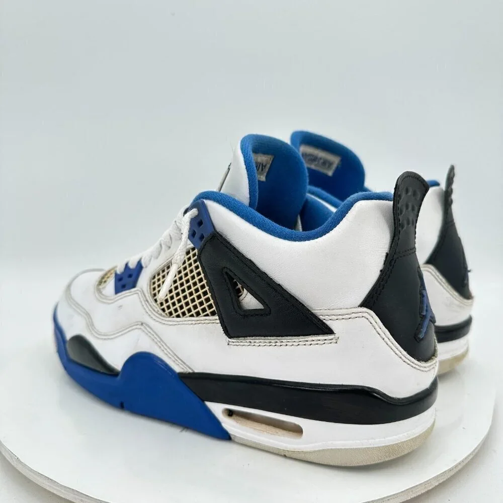 Nike Air Jordan 4 Youth Size 7Y Women 8.5 408452117 Blue White Shoes